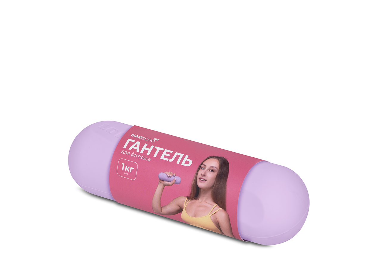 Гантель MAXISCOO FIT 1 кг - фото 2