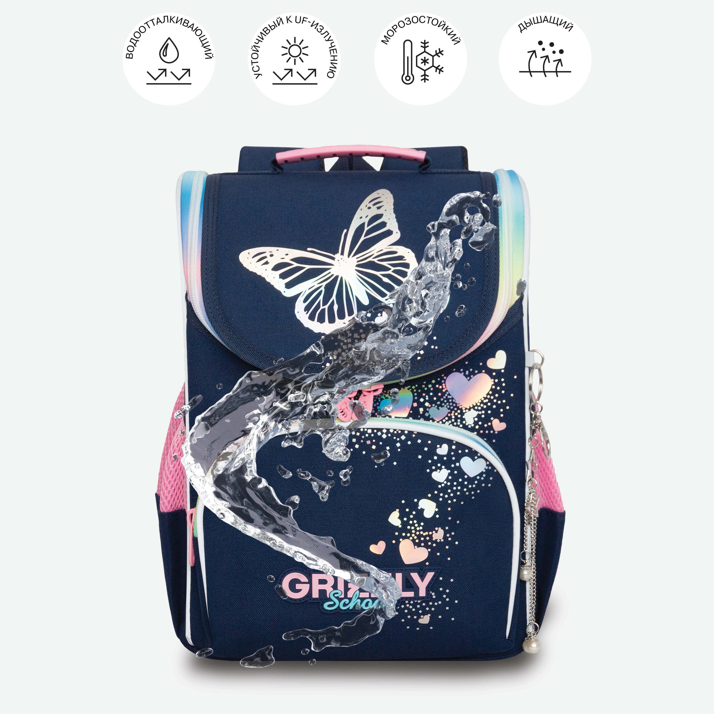 Ранец Grizzly для девочки - фото 9