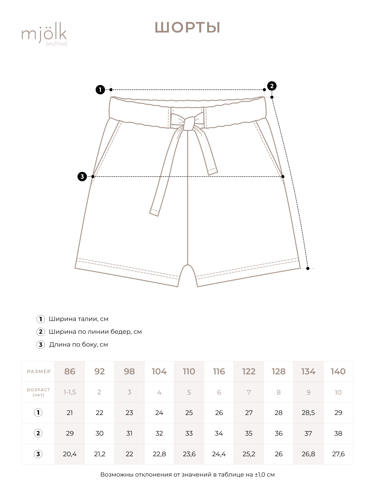 Шорты Mjolk 328631 - фото 5