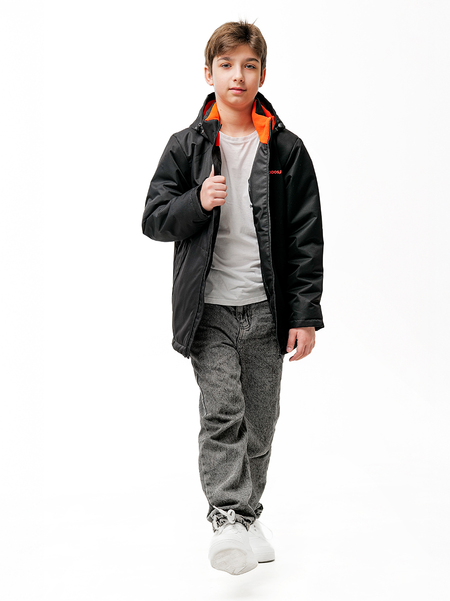 Куртка RODOS М-245/Черный(оранжевый) - фото 5