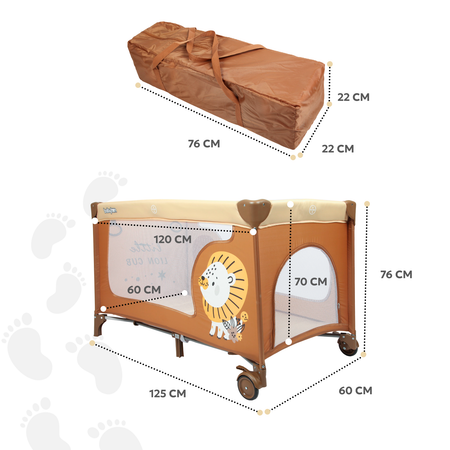 Манеж Babyton Play box Beige
