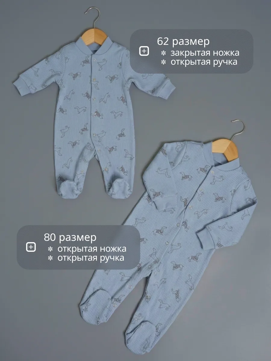 Комбинезон 3 шт Супер Пупс нбр/3пр/ком/сл/sk18/таксы - фото 8