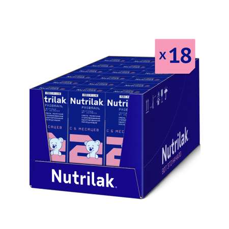 Смесь молочная Nutrilak Премиум 2 стерилизованная 0.2 л с 6 месяцев