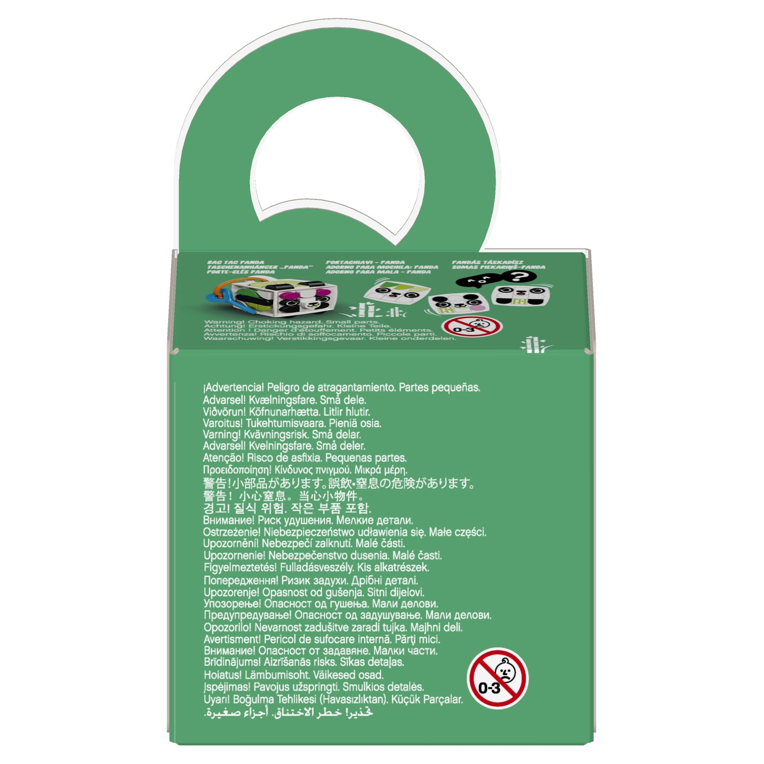 Конструктор LEGO DOTS Брелок Панда - фото 3