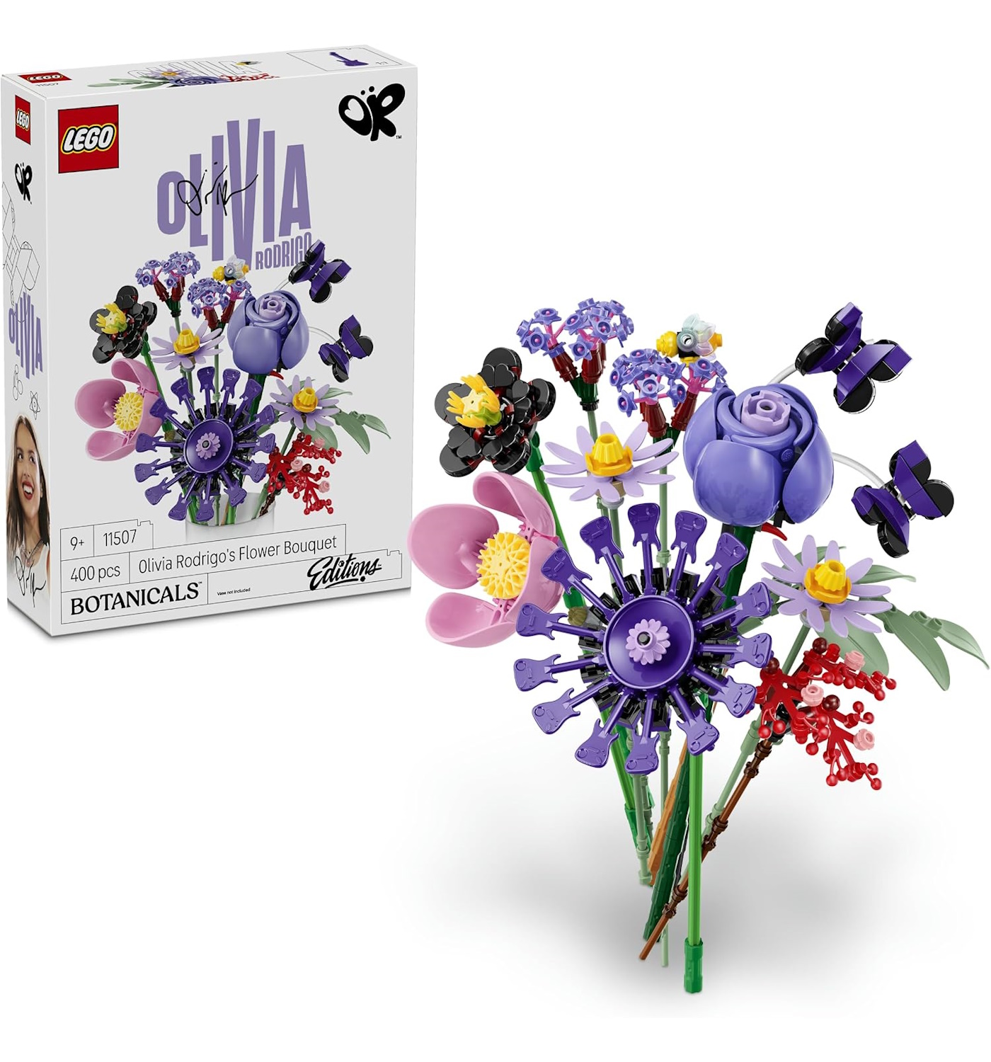 Конструктор LEGO Botanicals Букет Оливии Родриго 400 дет. - фото 1
