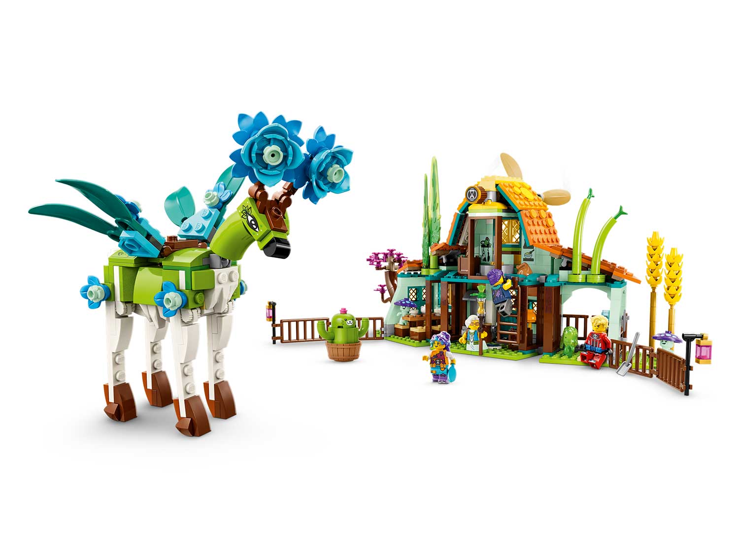 Конструктор LEGO DREAMZzz Стойло существ из сновидений блочный - фото 6