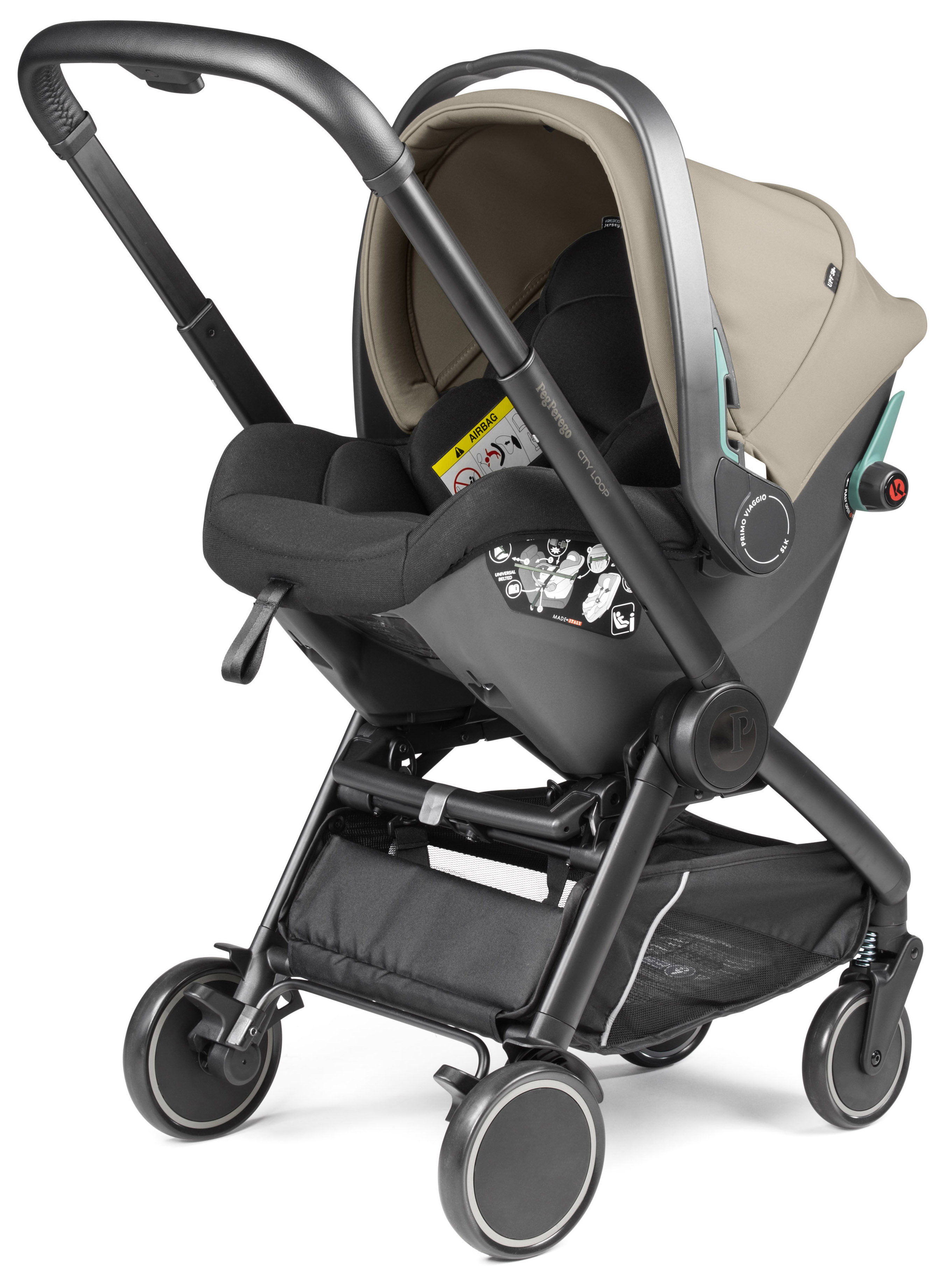 Автокресло Peg-Perego SLK 0 (0 -13 кг) бежевый - фото 23