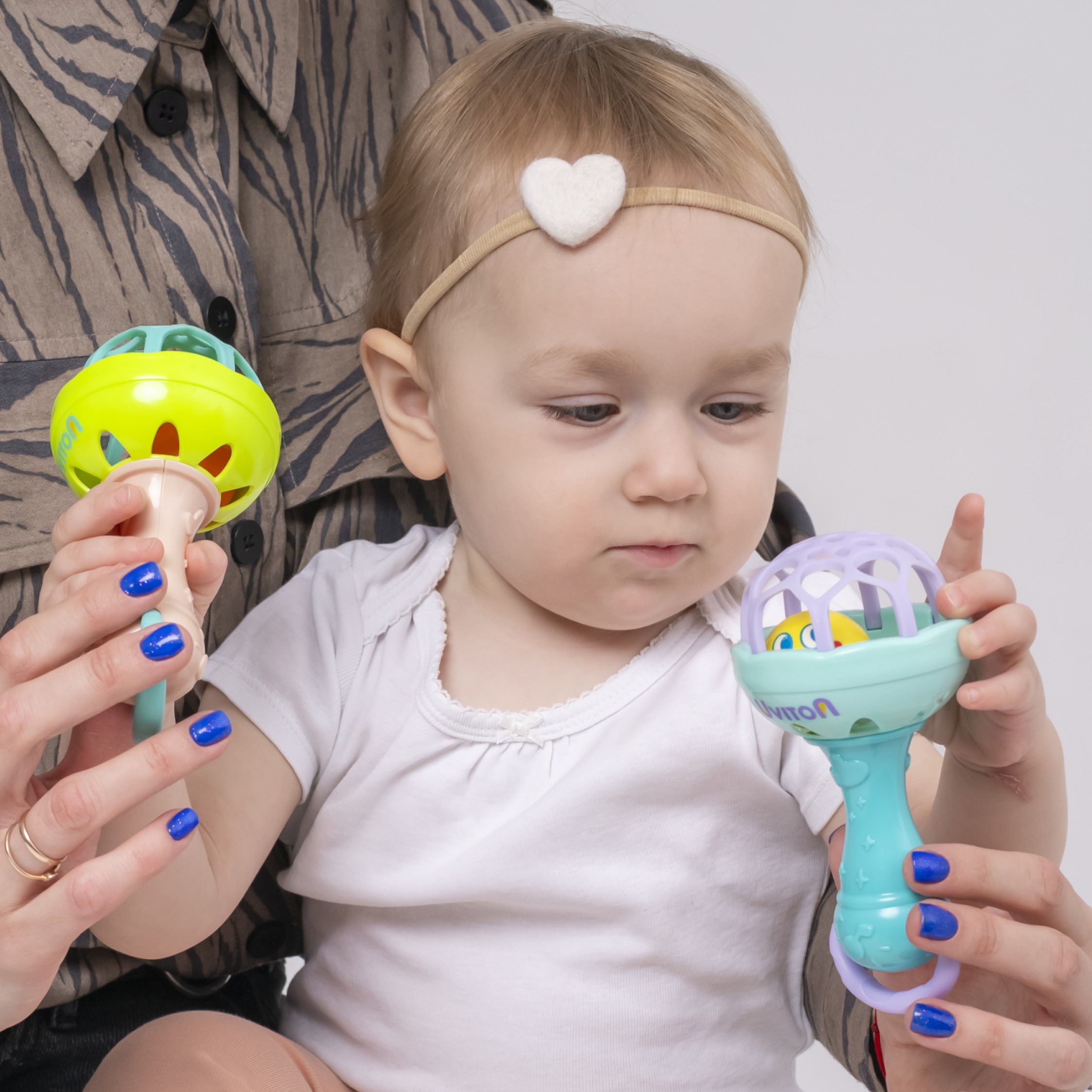 Игрушка Uviton погремушка бежевый - фото 9