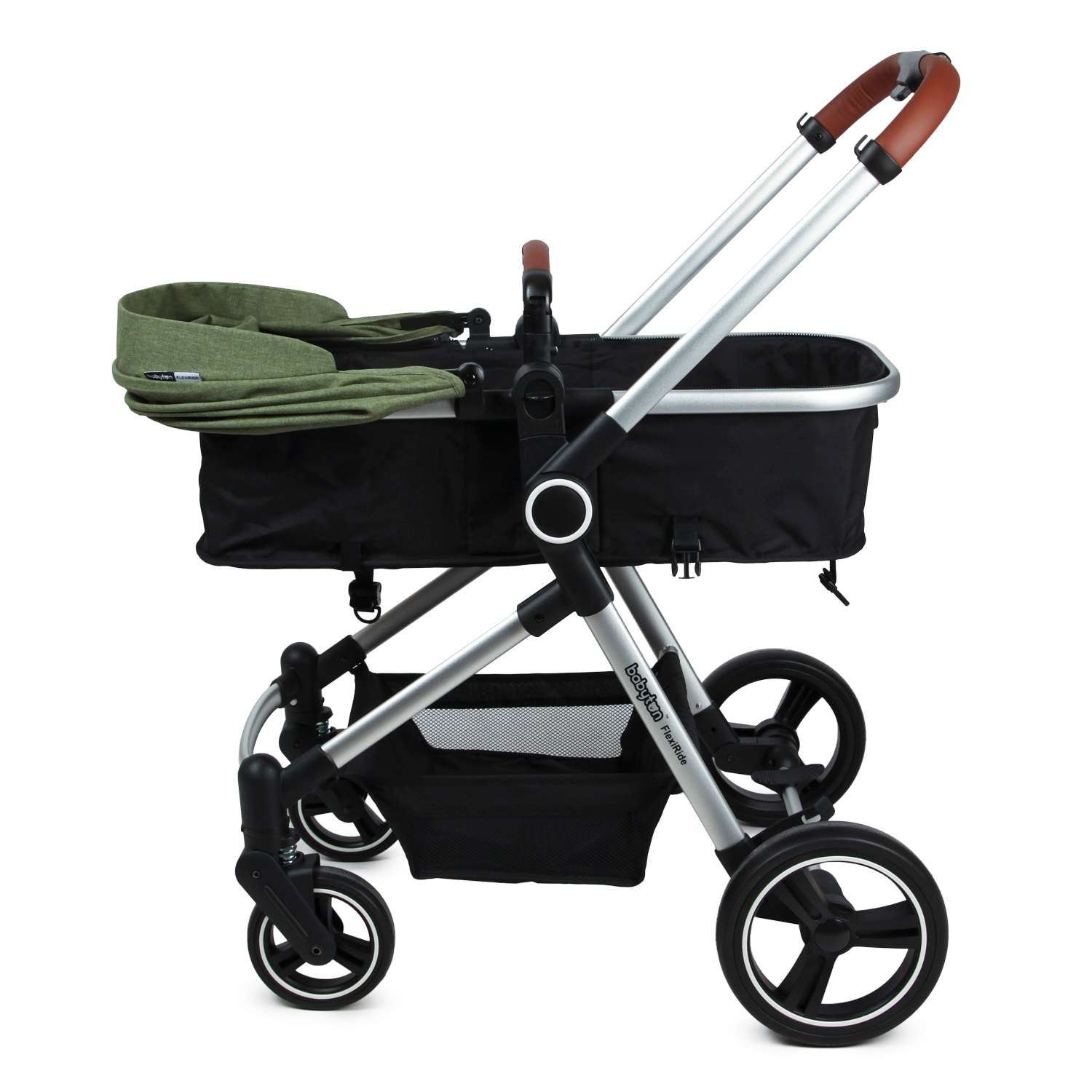 Коляска трансформер Babyton FlexiRide Black-Green - фото 13