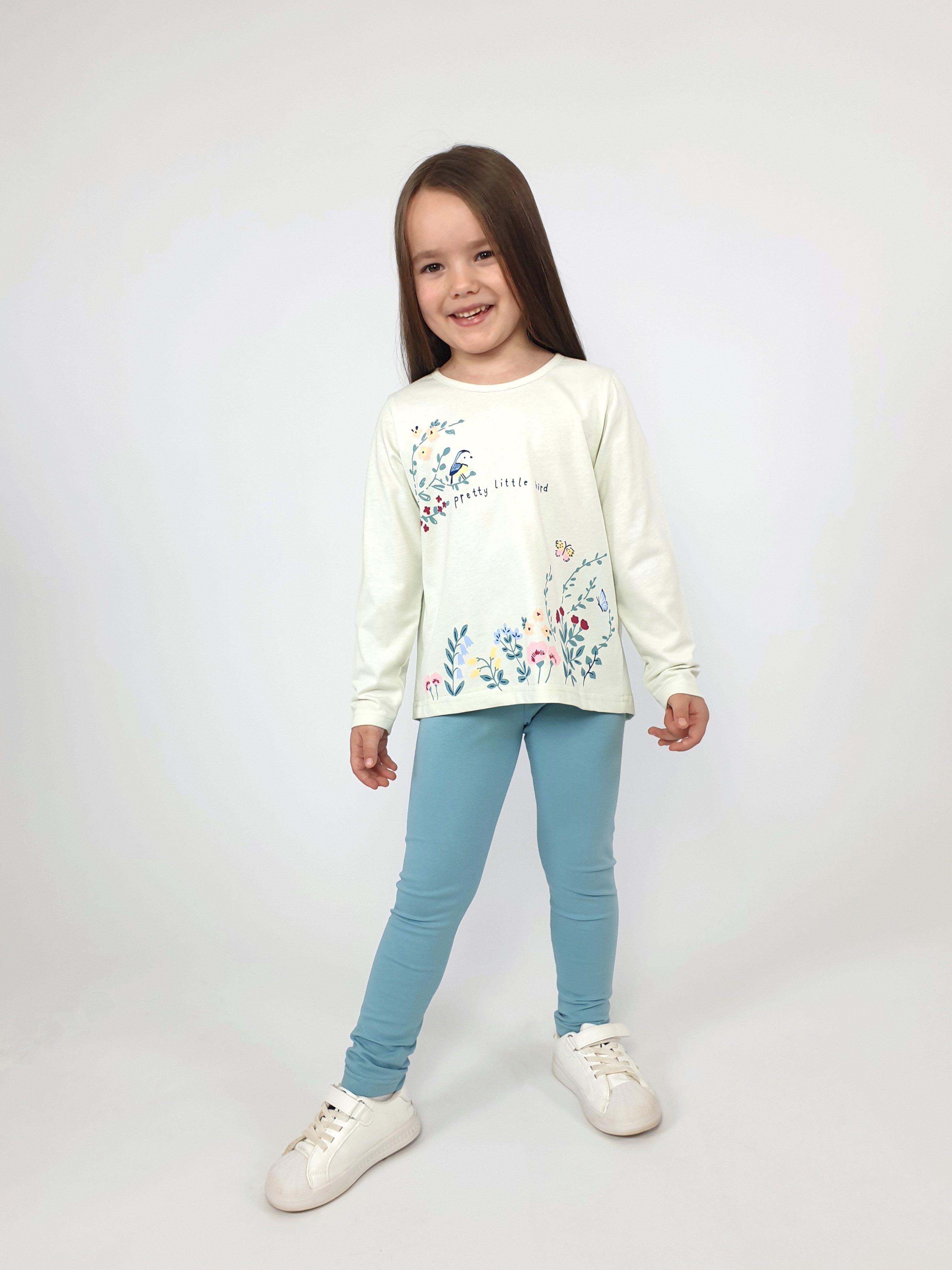 Лонгслив и леггинсы Luneva 022-04-3. - фото 1