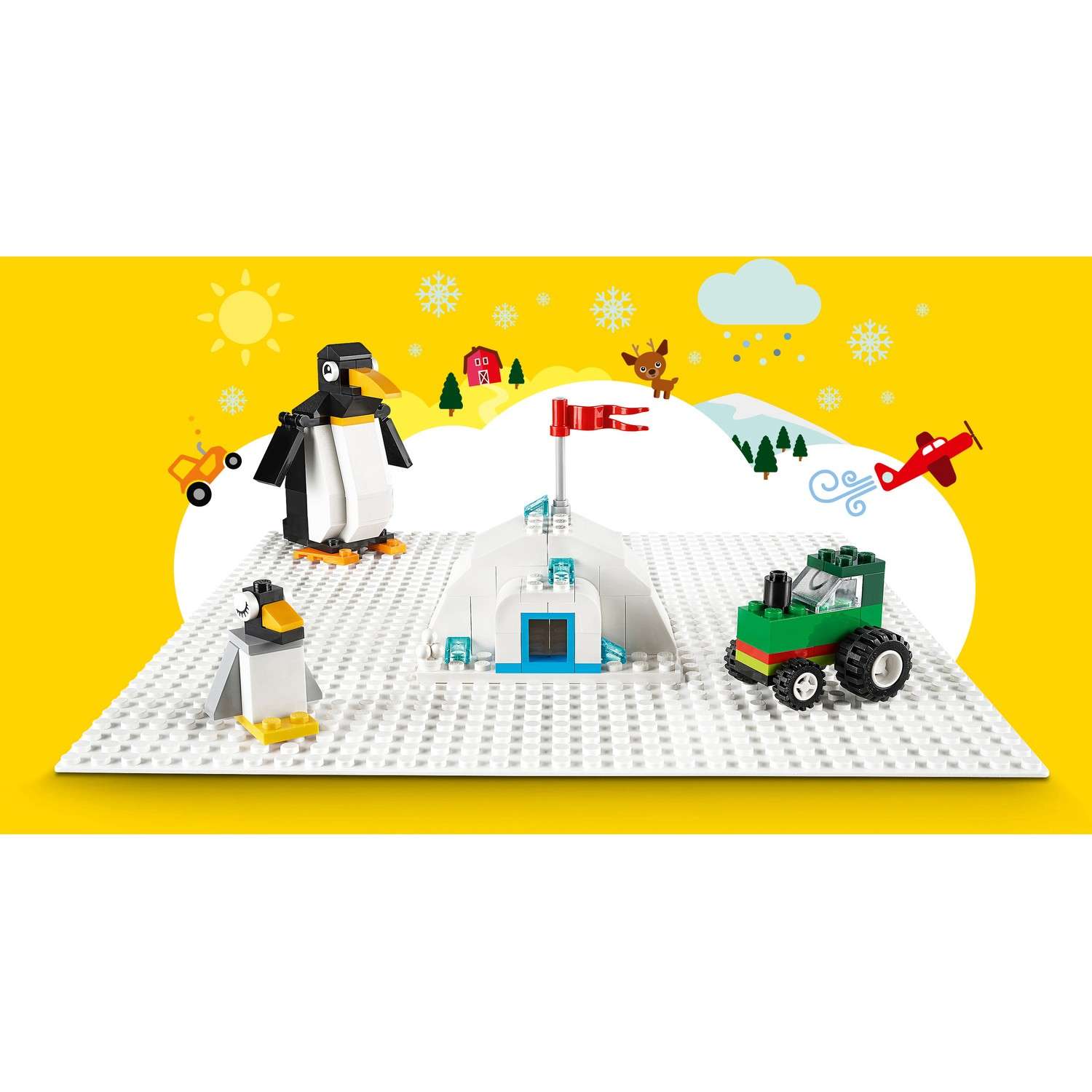 Конструктор LEGO Classic Базовая пластина блочный - фото 3