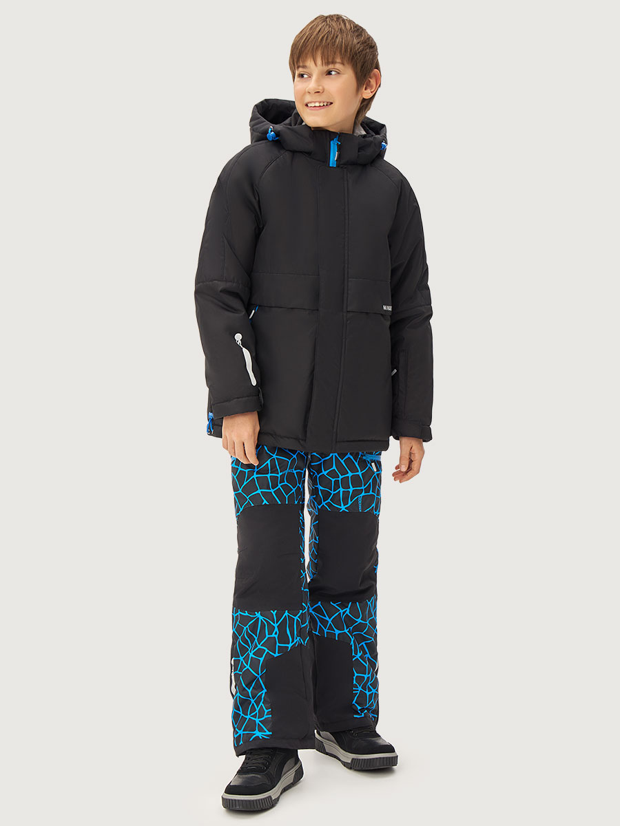 Костюм NIKASTYLE 7з3125 черный/электрик - фото 5