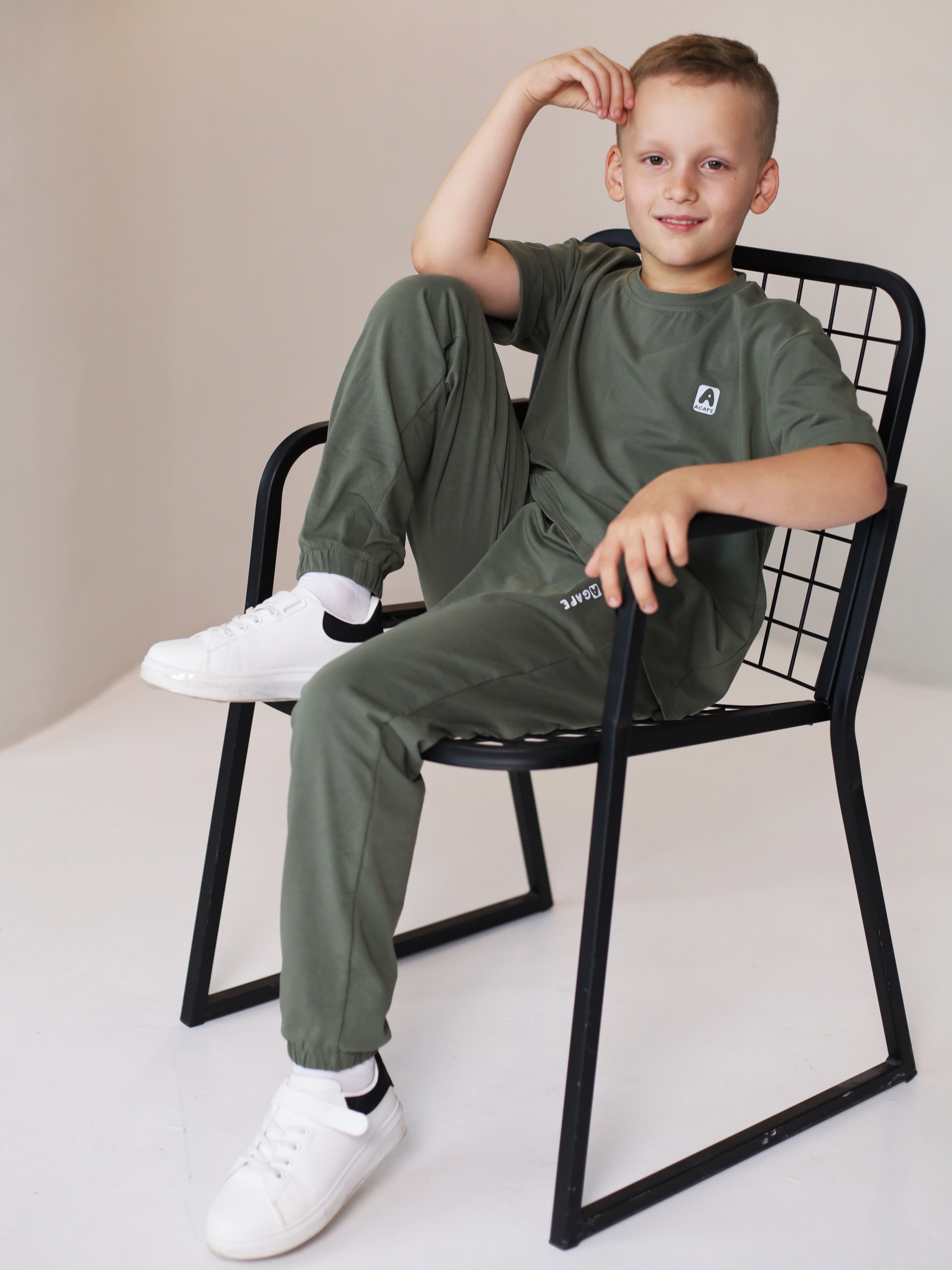 Костюм Агапэ 8017_хаки - фото 8