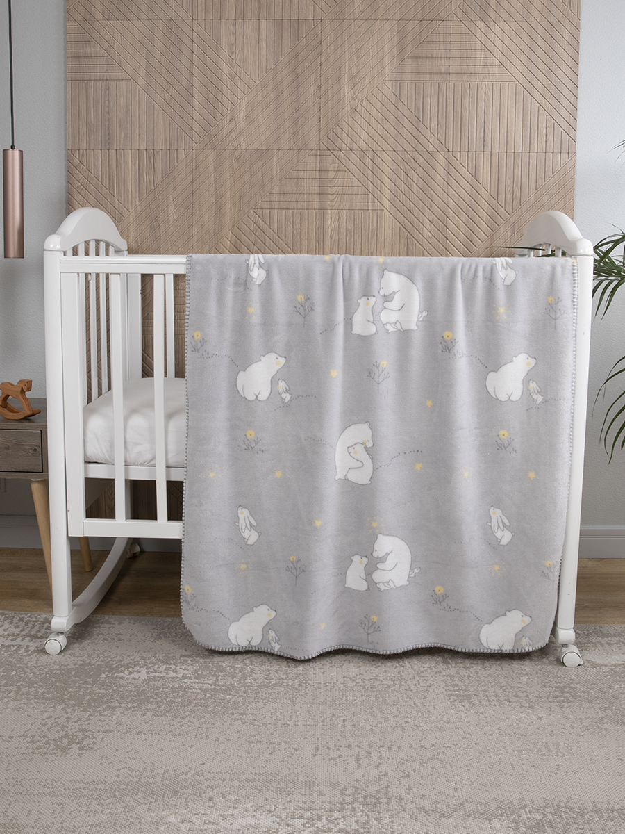 Плед Baby Nice Мишутка велсофт 75 x 100 см - фото 8