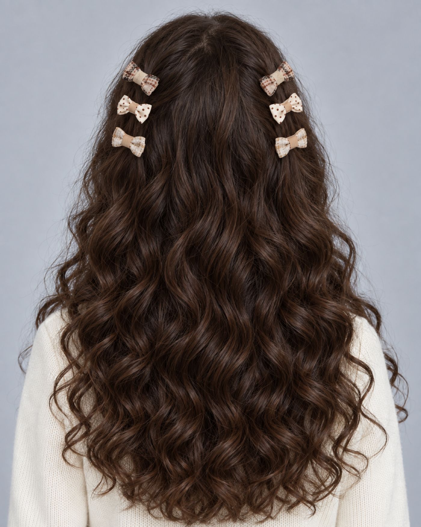 Заколка Demi Star Brown 6 шт. - фото 3