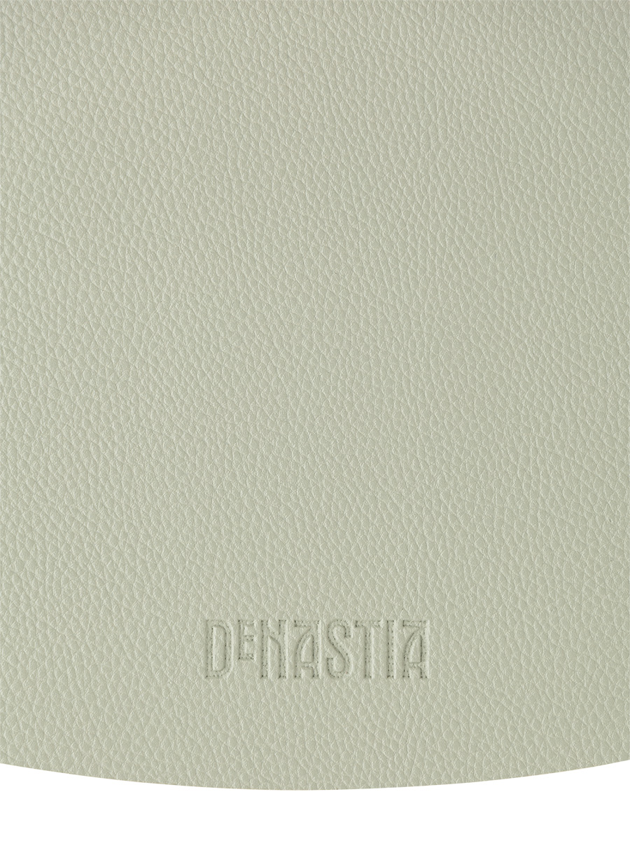 Салфетки сервировочные DeNASTIA двусторонние 2 шт 45x32 см экокожа оливковый/серый - фото 7
