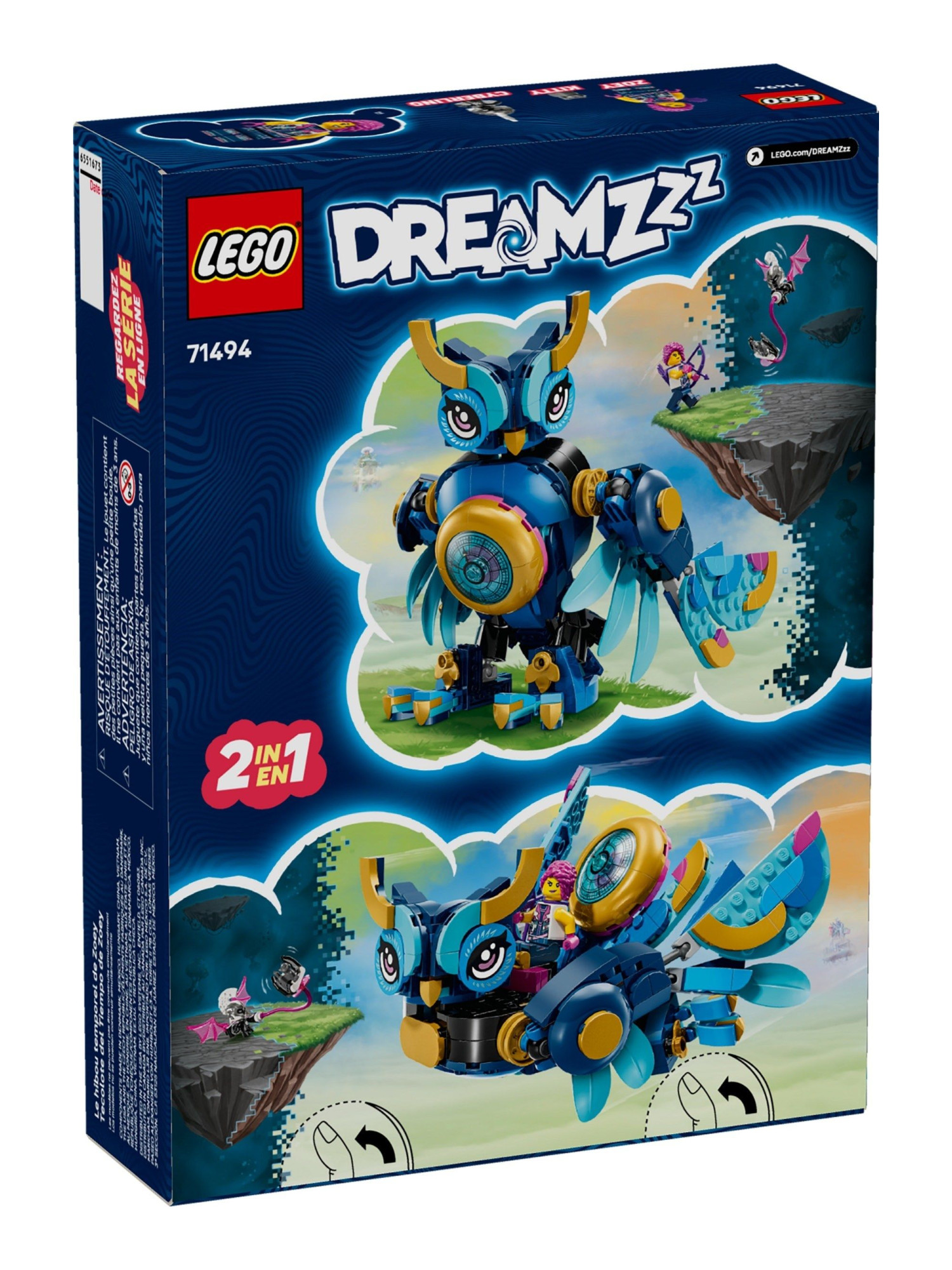 Конструктор LEGO DREAMZzz Сова времени Зои 359 дет. - фото 1