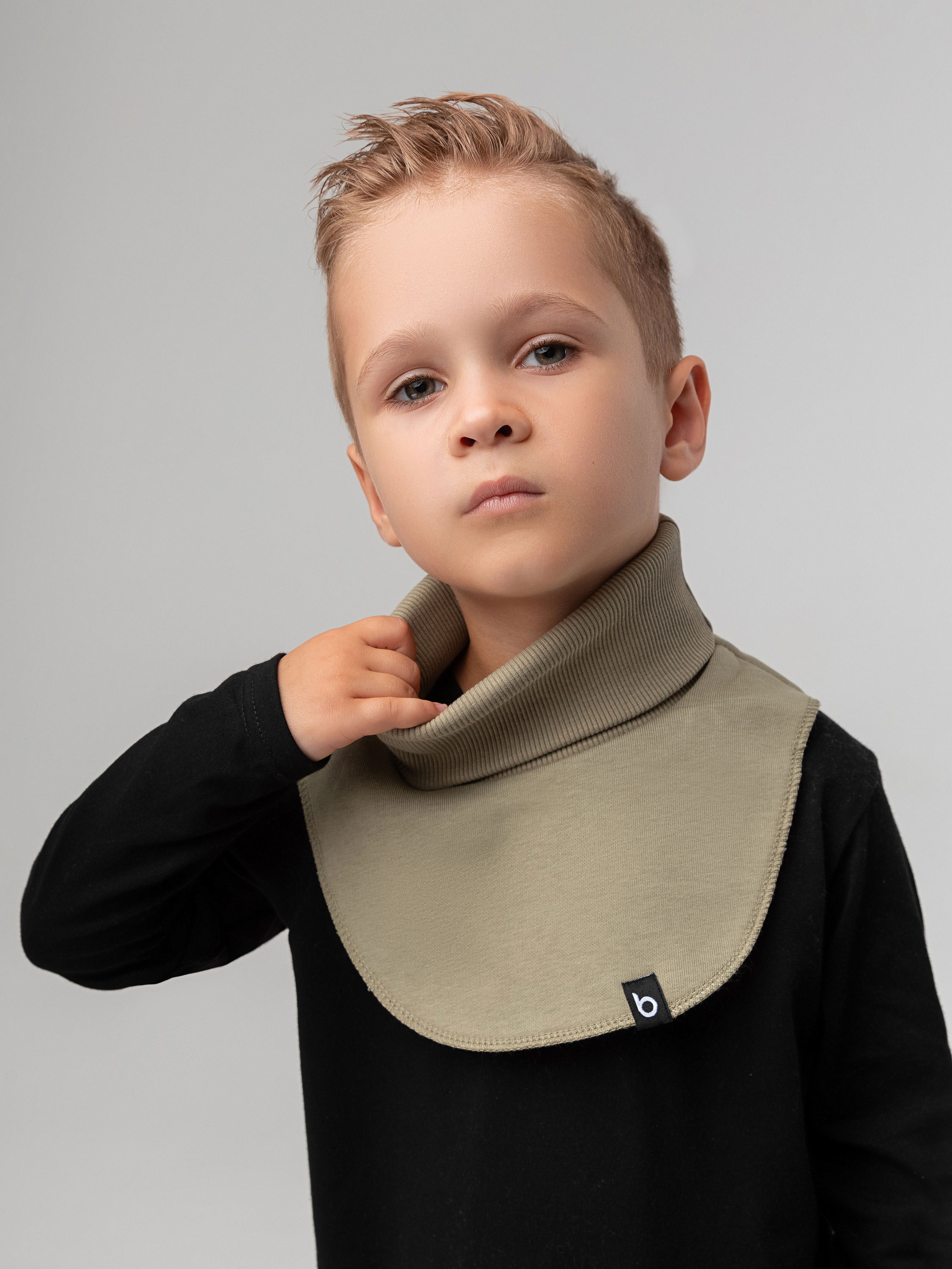 Манишка Bodo 12-115M_пыльный оливковый - фото 1