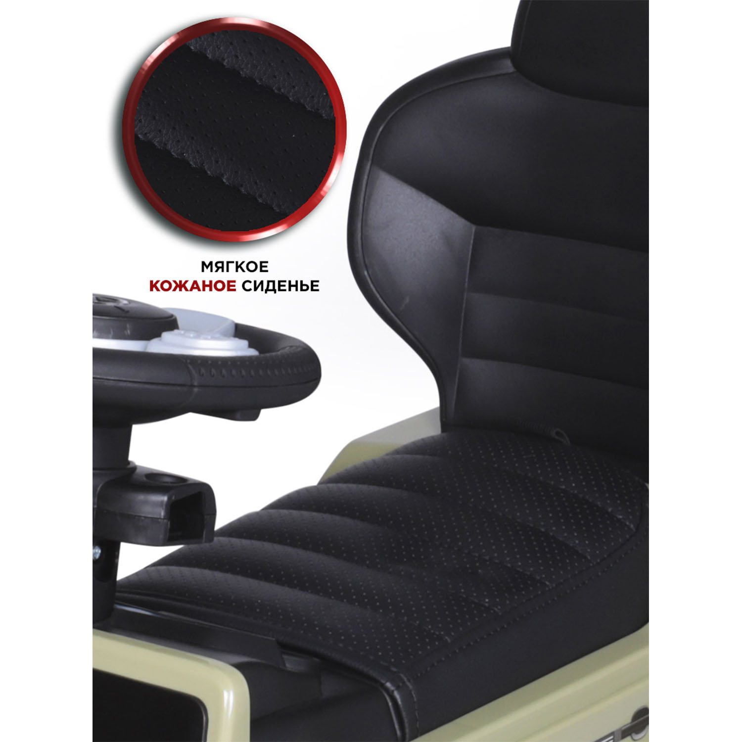 Каталка BabyCare Mercedes-Benz G350d с ручкой - фото 3