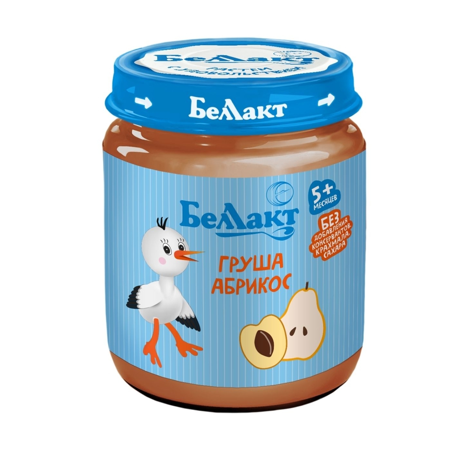 Пюре Беллакт Груша-абрикос с 5 мес 100 г - фото 1