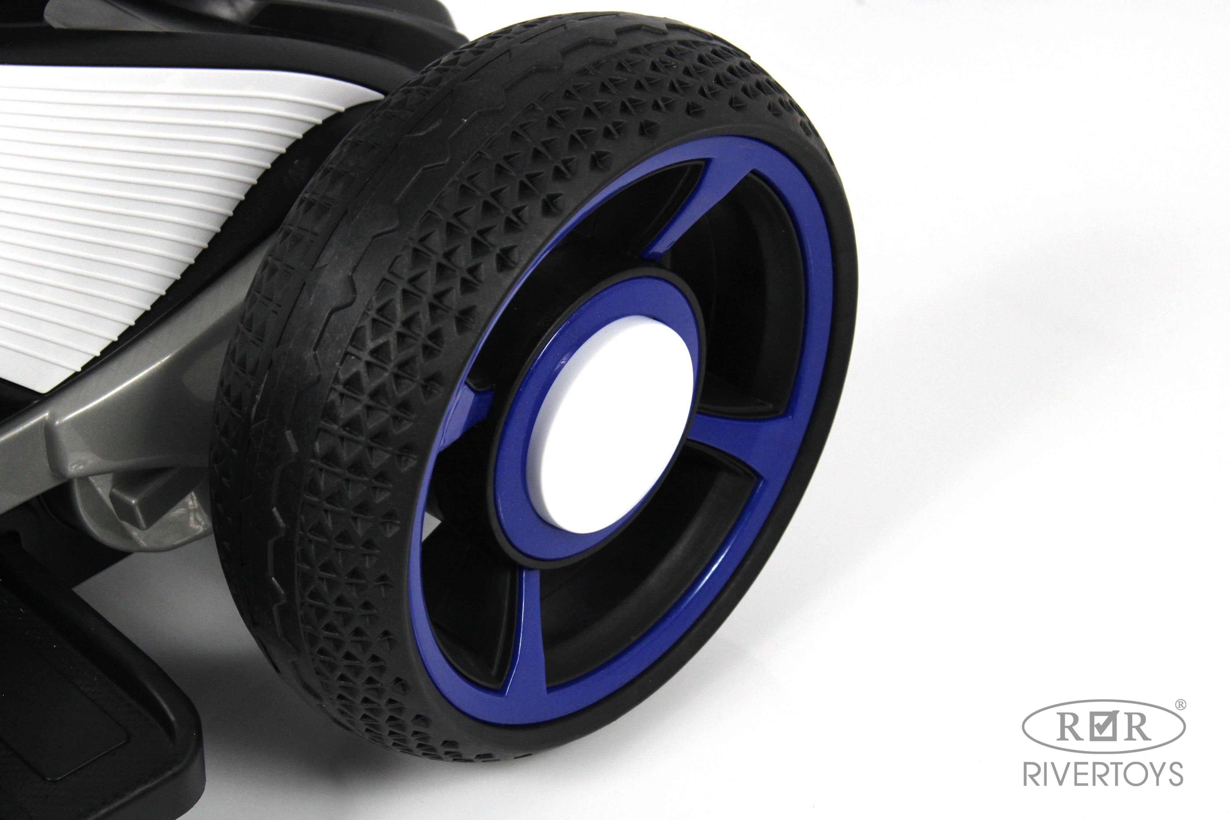 Электромобиль RIVERTOYS K333PX-WHITE - фото 10