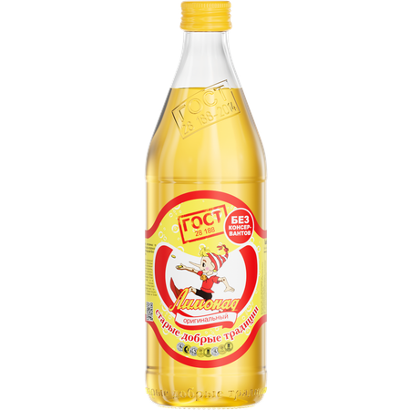 Напиток безалкогольный газированный Старые добрые традиции Оригинальный лимонад 0.5л