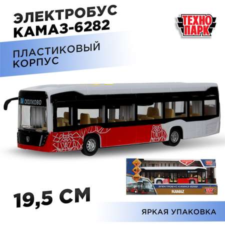 Автобус Технопарк КАМАЗ Электробус красный