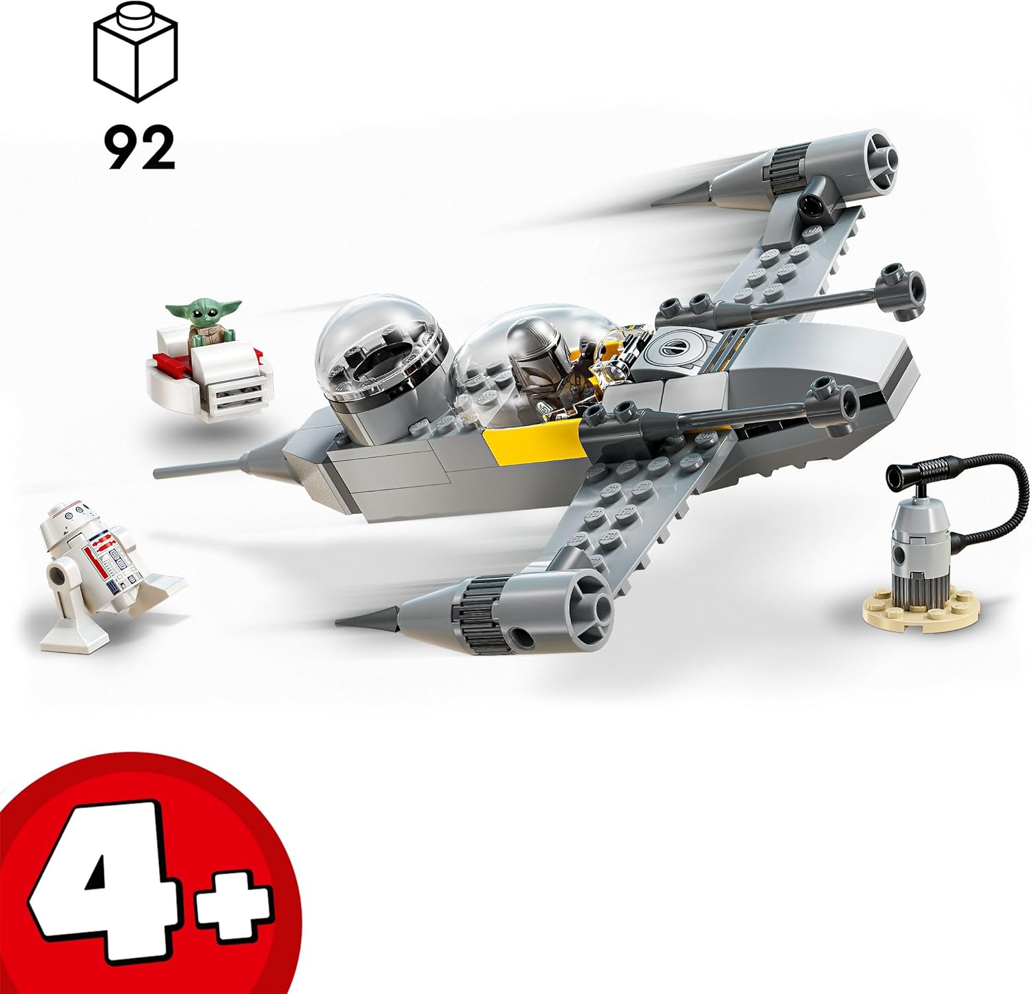 Конструктор LEGO Star Wars Мандо и Роуг N-1 Starfighter 92 дет. - фото 2