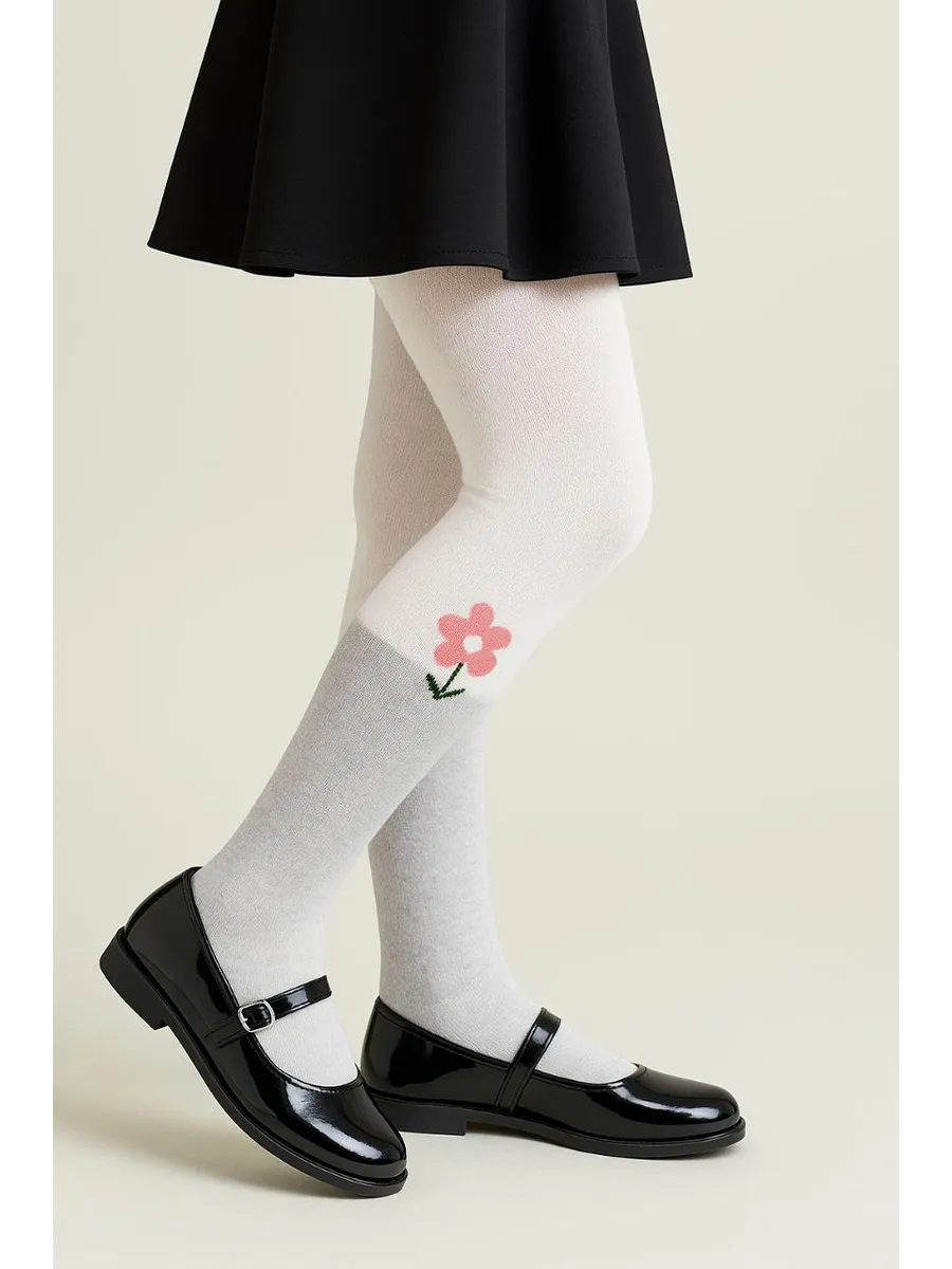 Колготки Mark Formelle (Марк Формэль) 712K-2797/белый /св.серый меланж - фото 1