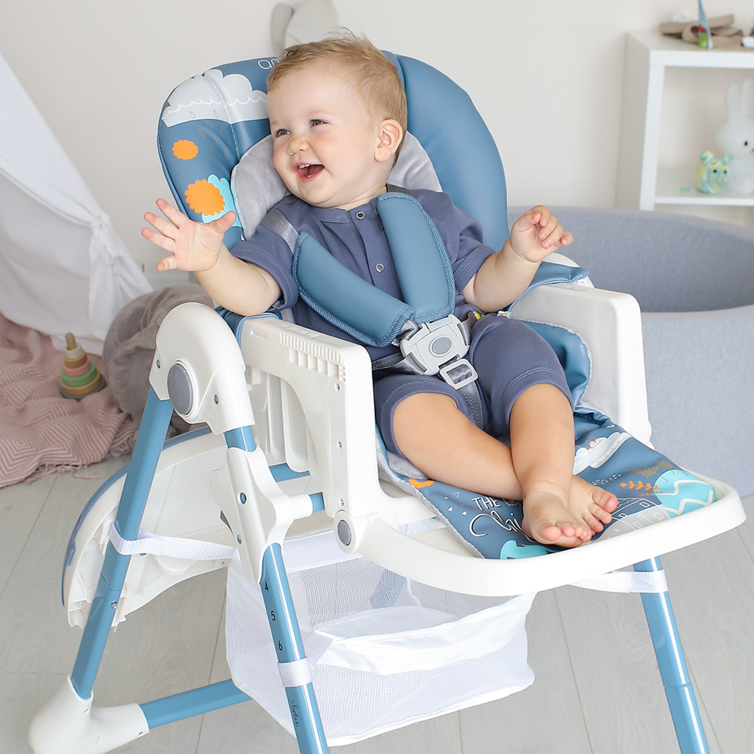 Стульчик для кормления Amarobaby Enjoy классический - фото 15