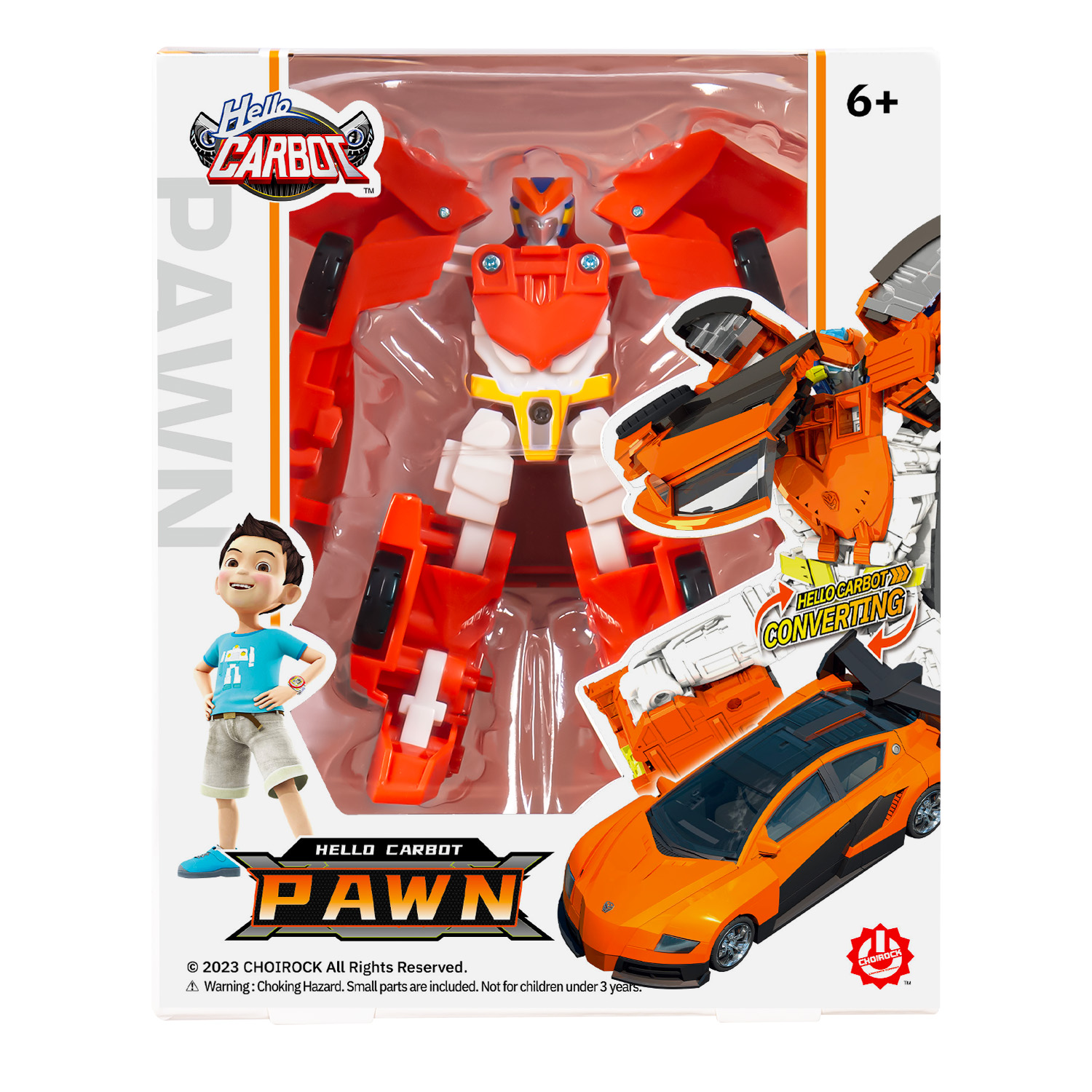 Игровой набор Hello Carbot Pawn Трансформер - фото 1