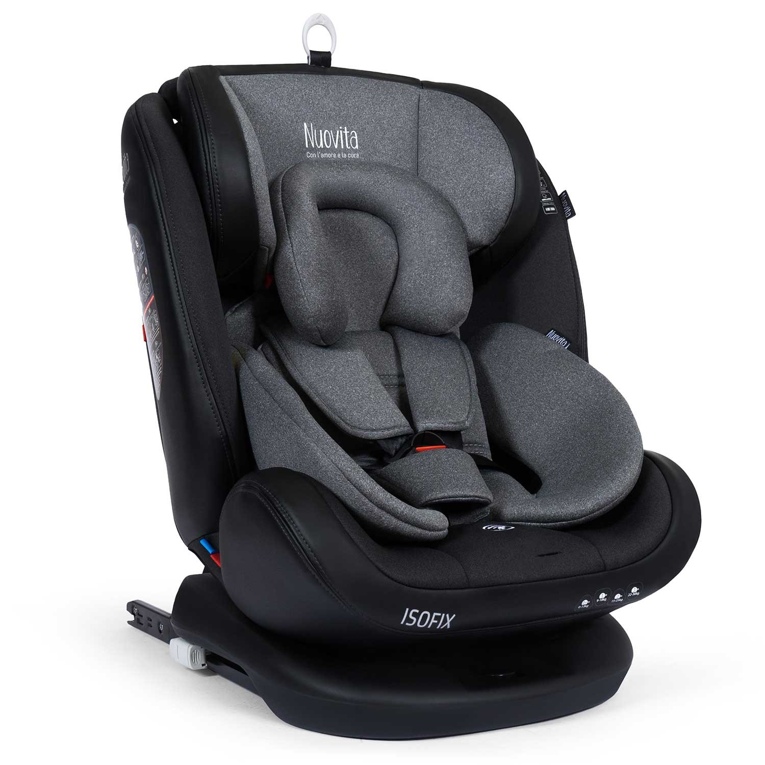 Изображение товара Автокресло Nuovita Maczione N0123i-1L Isofix 0+/1/2/3 (0-36 кг) серый Изображение товара Автокресло Nuovita Maczione N0123i-1L Isofix 0+/1/2/3 (0-36 кг) серый