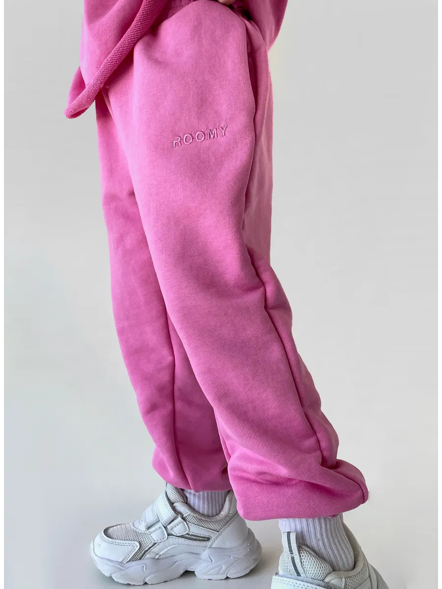 Брюки ROOMY ESSENCE COMFYjog/pink - фото 1