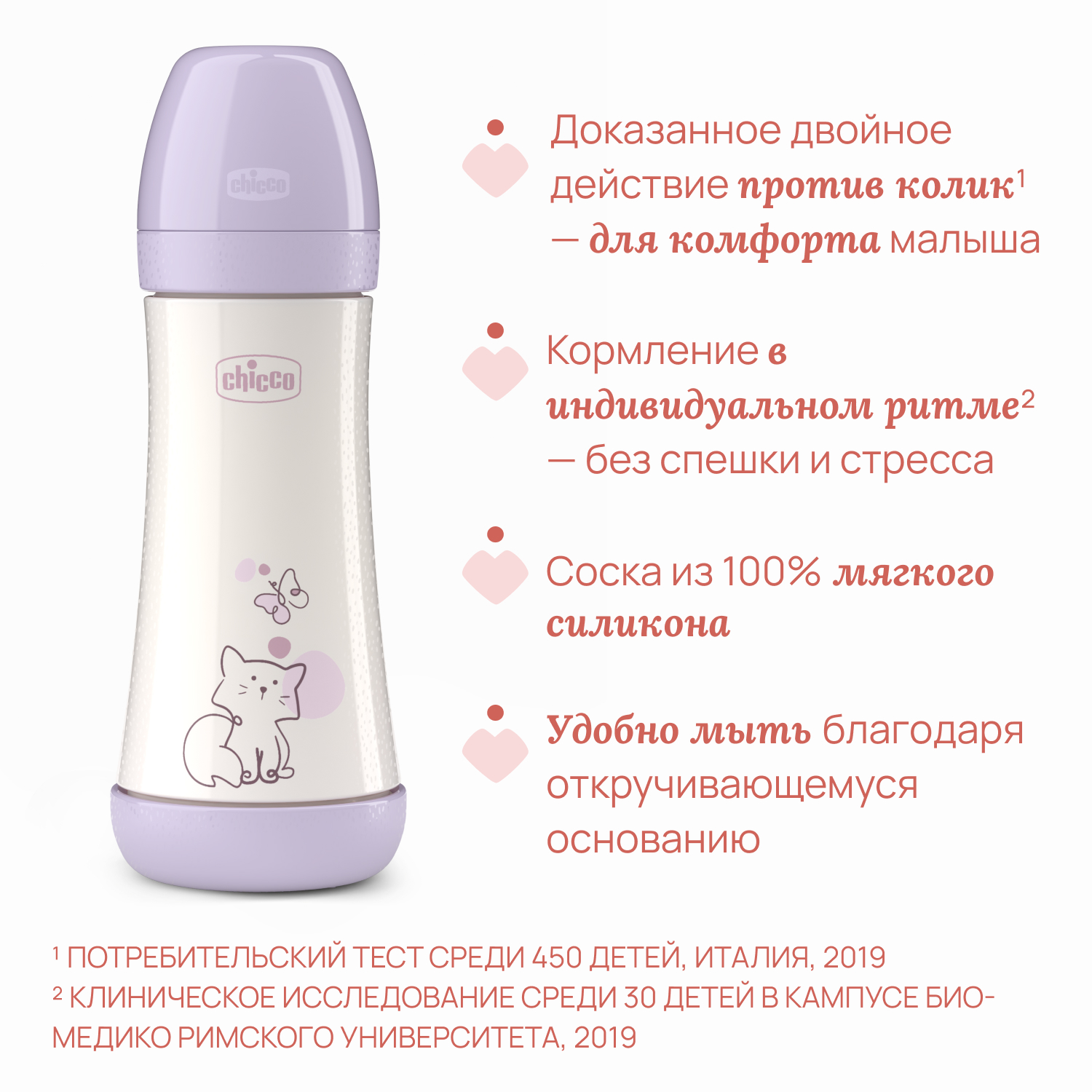 Бутылочка Chicco 300 мл - фото 3