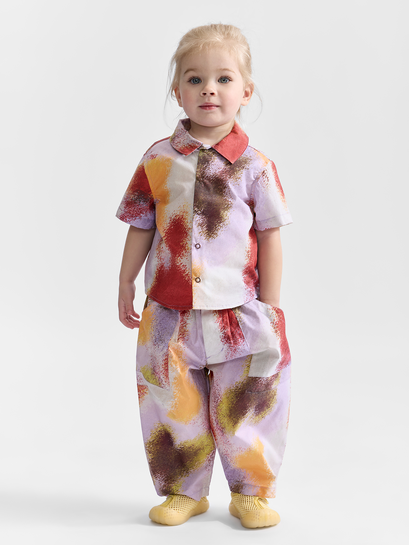 Брюки Happy Baby 88699-0_purple-red-gradient - фото 3