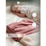 Комплект пелёнок OLANT BABY муслиновые 120х120 2 штуки