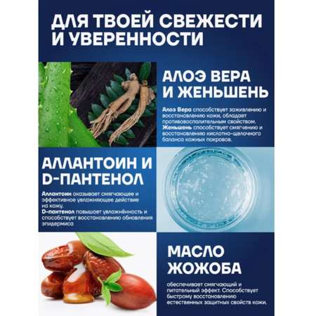 Бальзам после бритья FORX Men Care Sensitive Skin Для чувствительной кожи Восстанавливающий 100мл