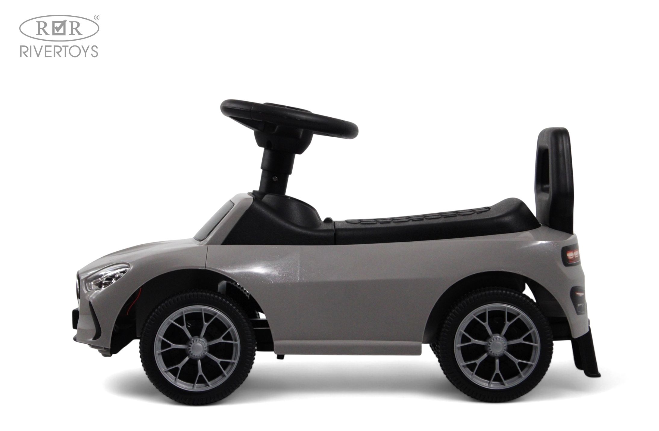 Каталка RIVERTOYS Z004ZZ-M-GREY серый - фото 7