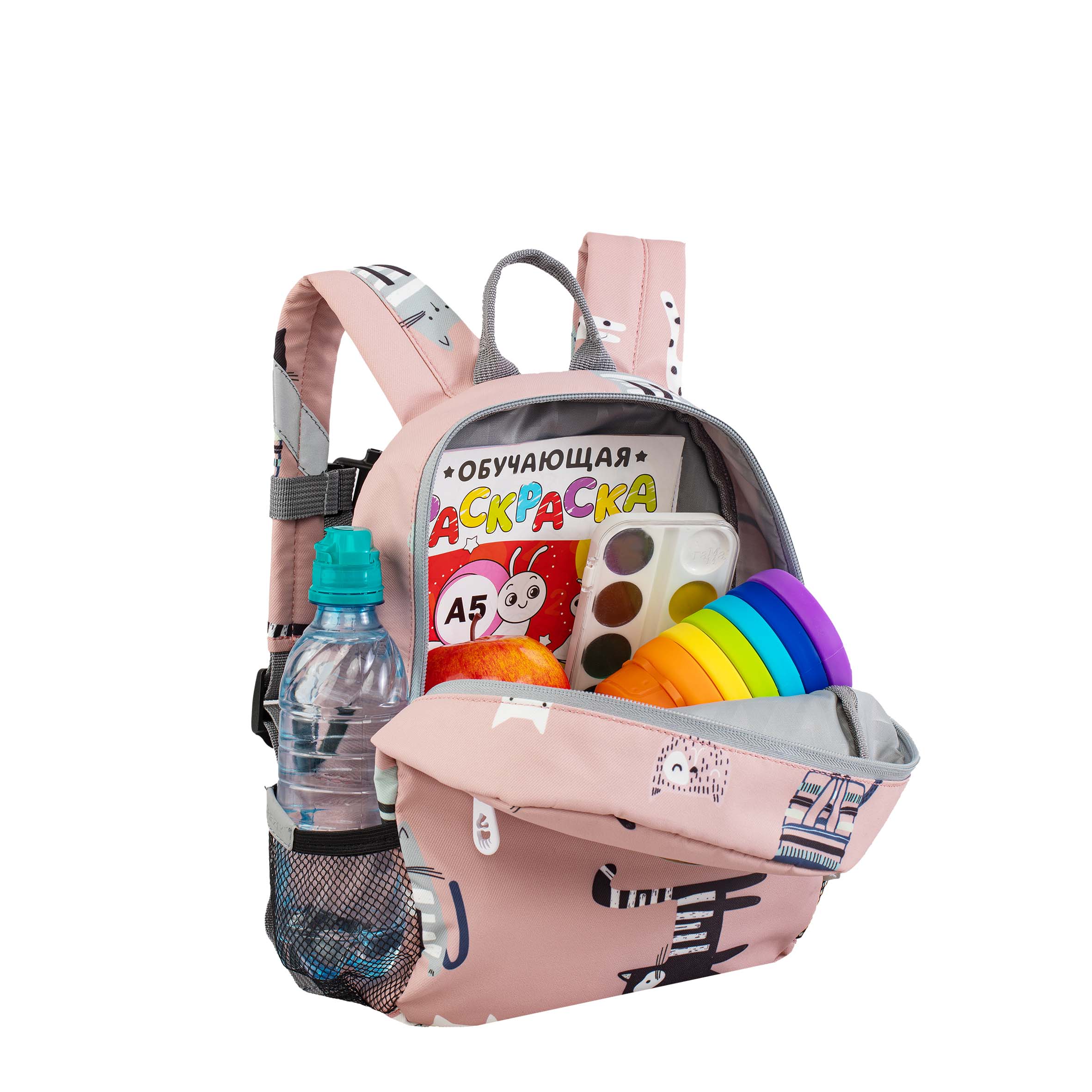 Рюкзак дошкольный Grizzly Кошки - фото 5