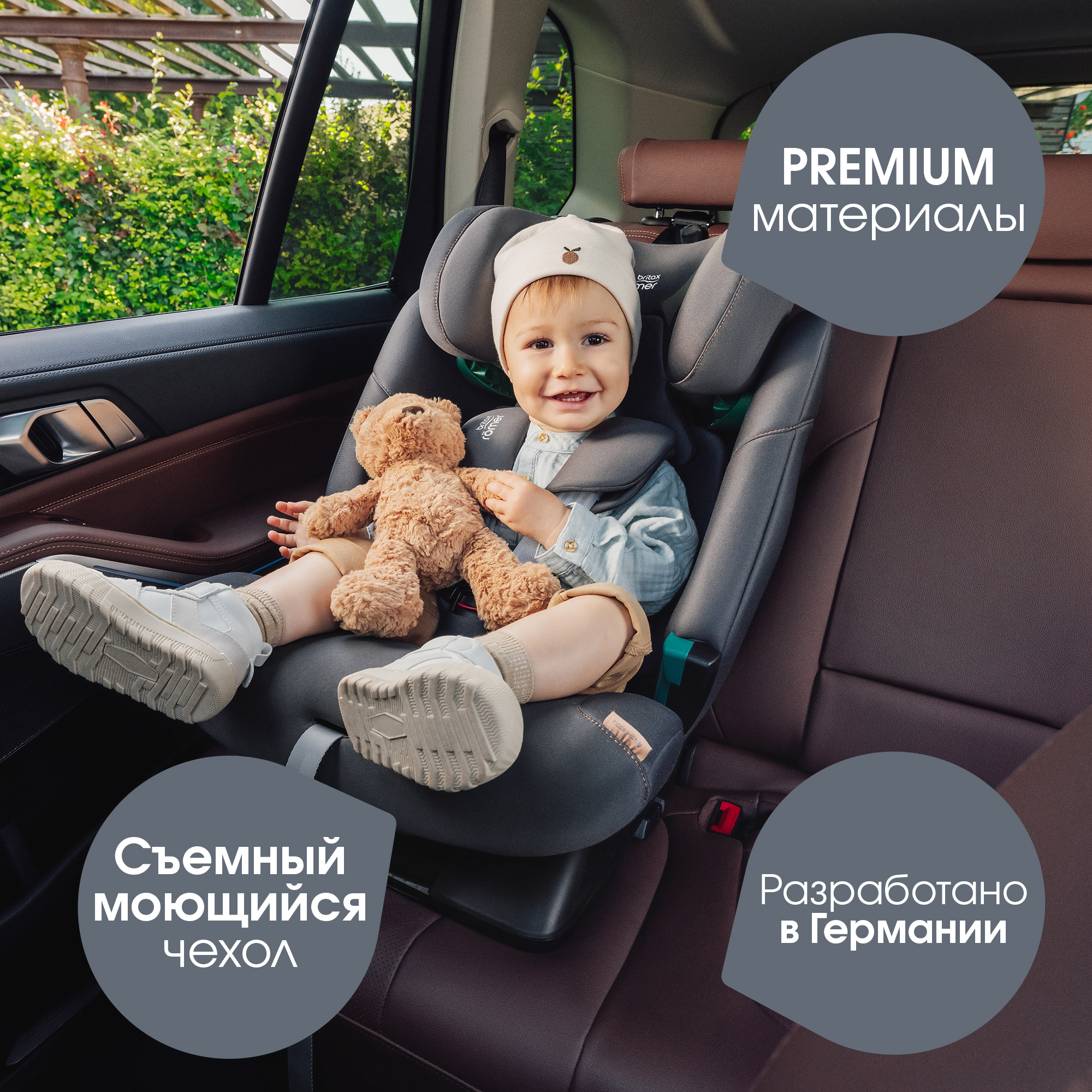 Автокресло Britax Roemer Advansafix Midnight Grey Isofix 1/2/3 (9-36 кг) - фото 11