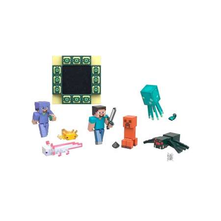 Игровой набор Minecraft Аксолотль
