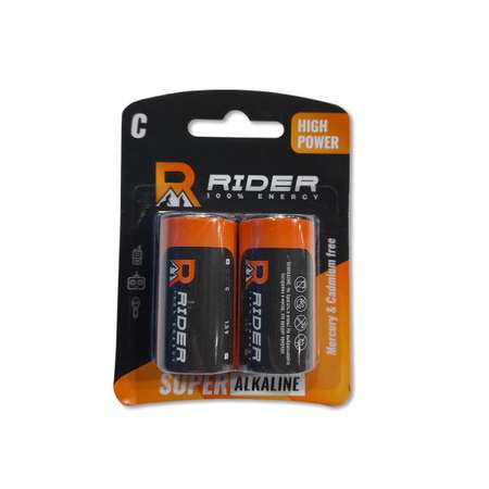 Батарейка Rider LR14-2BL