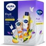 Набор средств AURA гель для душа+крем для рук