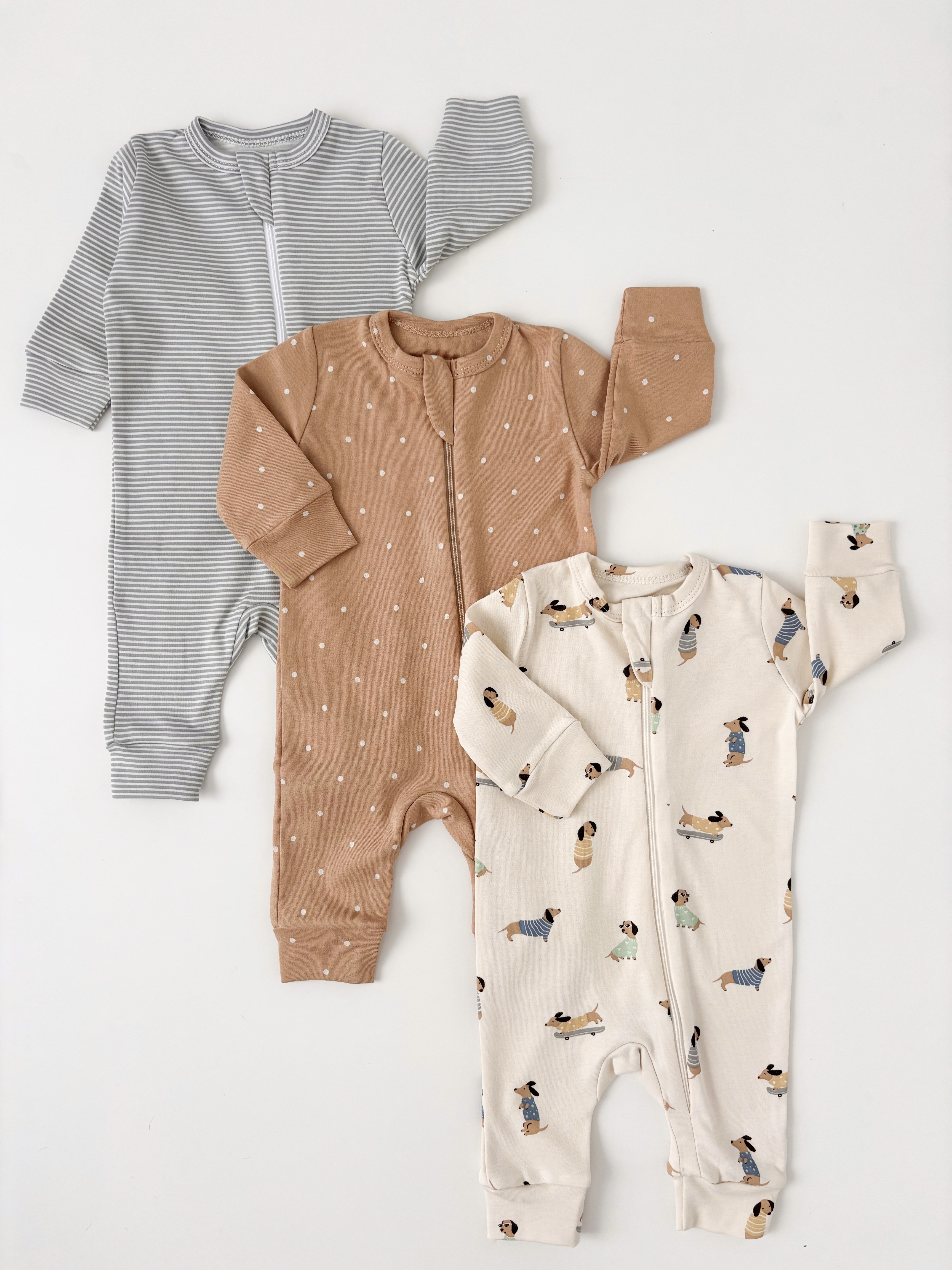 Комбинезон 3 шт Carrot 10002270таксы - фото 1