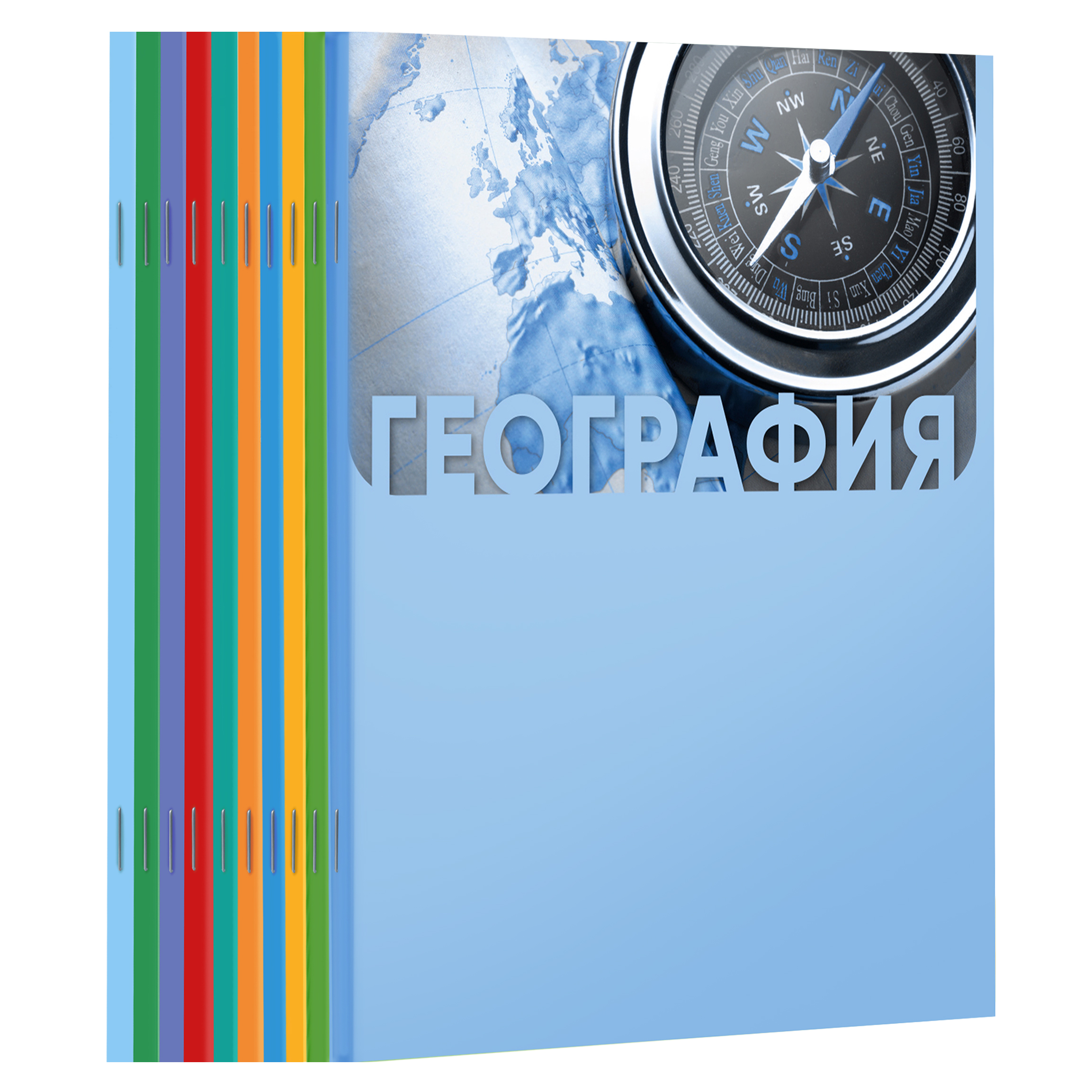Тетрадь ПАНДАРОГ 40 лист. 10 шт. (Алгебра, Русский язык, Иностранный язык, Биология, География, Геометрия, Литература, История, Физика, Химия) - фото 1