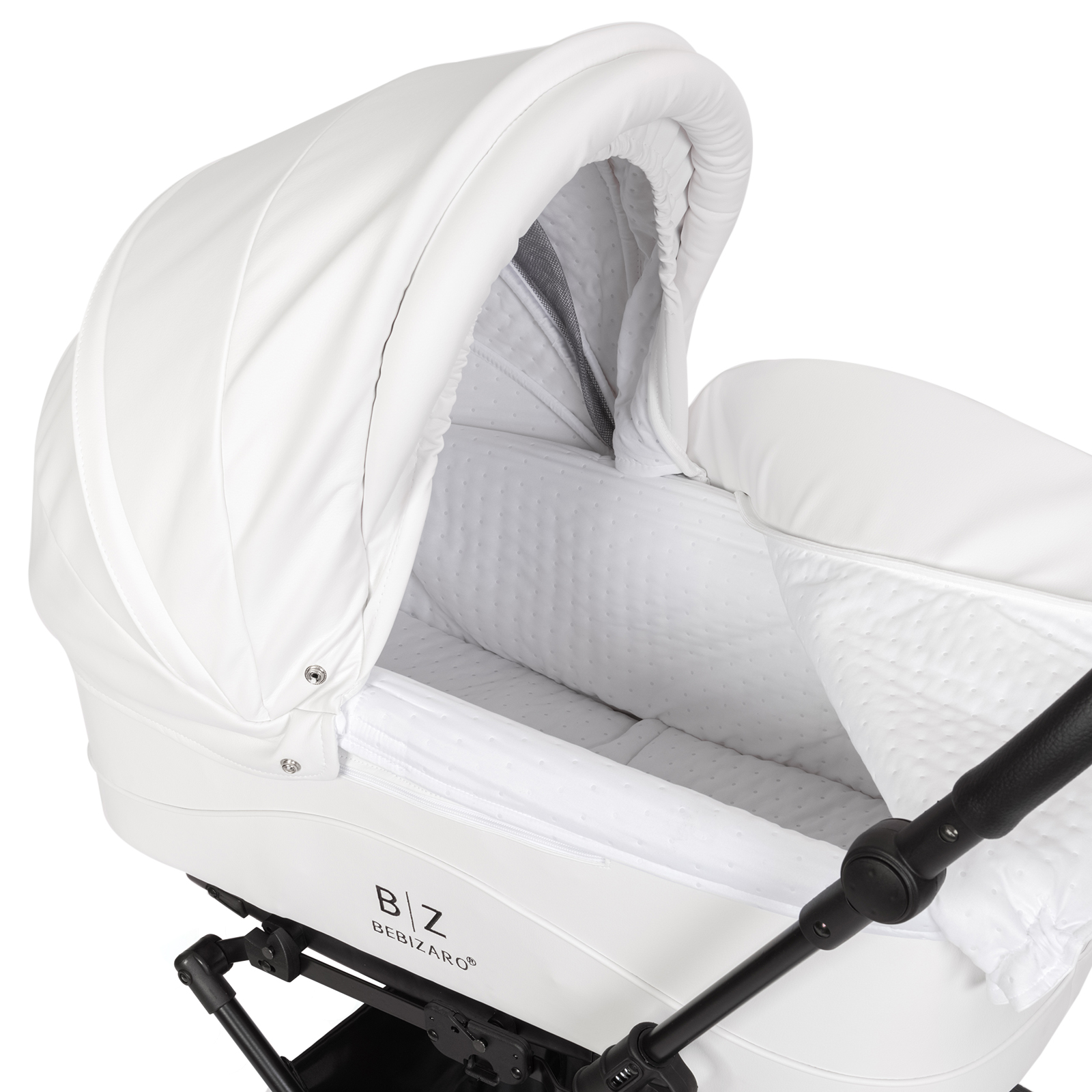 Коляска люлька Bebizaro Classic White - фото 6