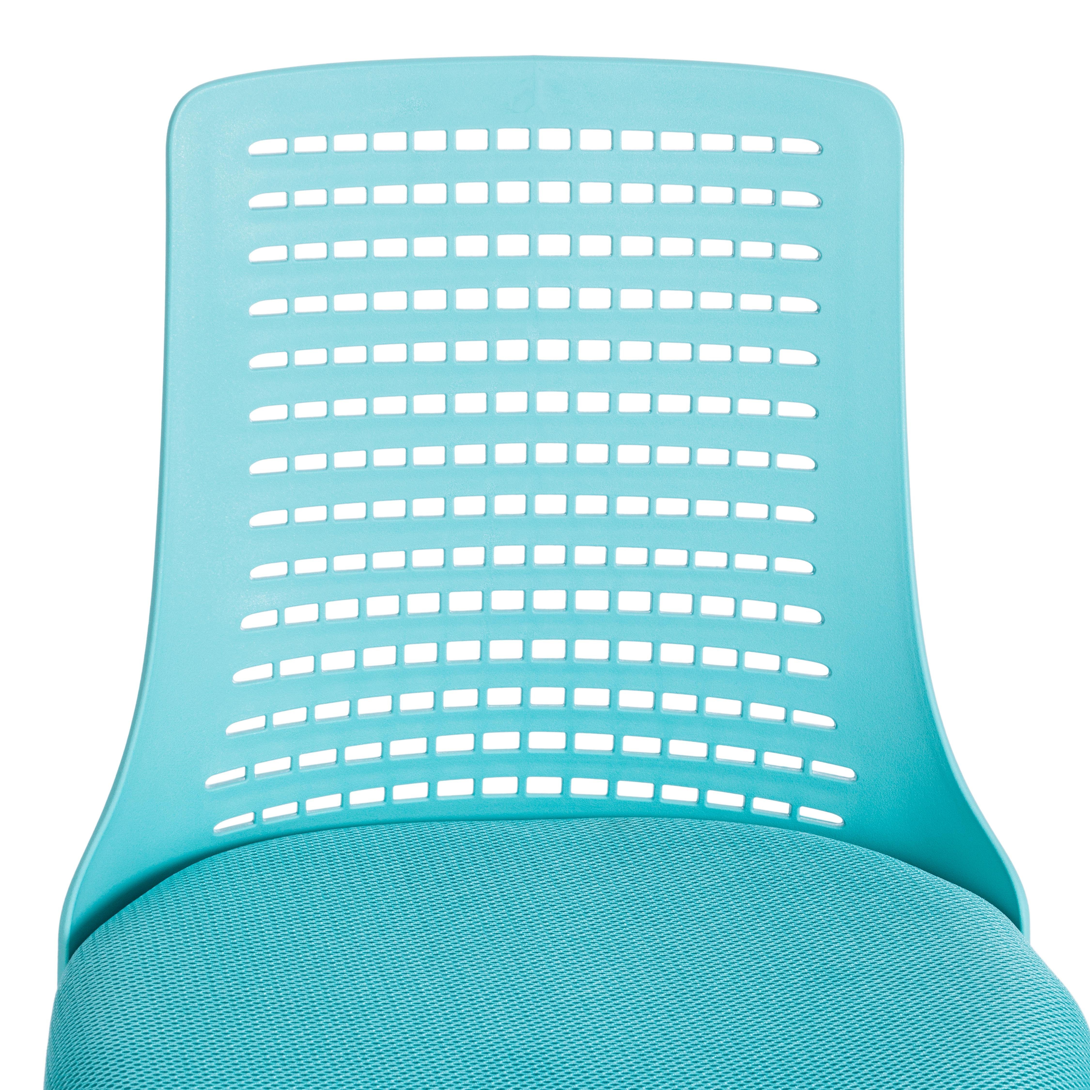 Компьютерное кресло TETCHAIR ткань, бирюзовый - фото 15