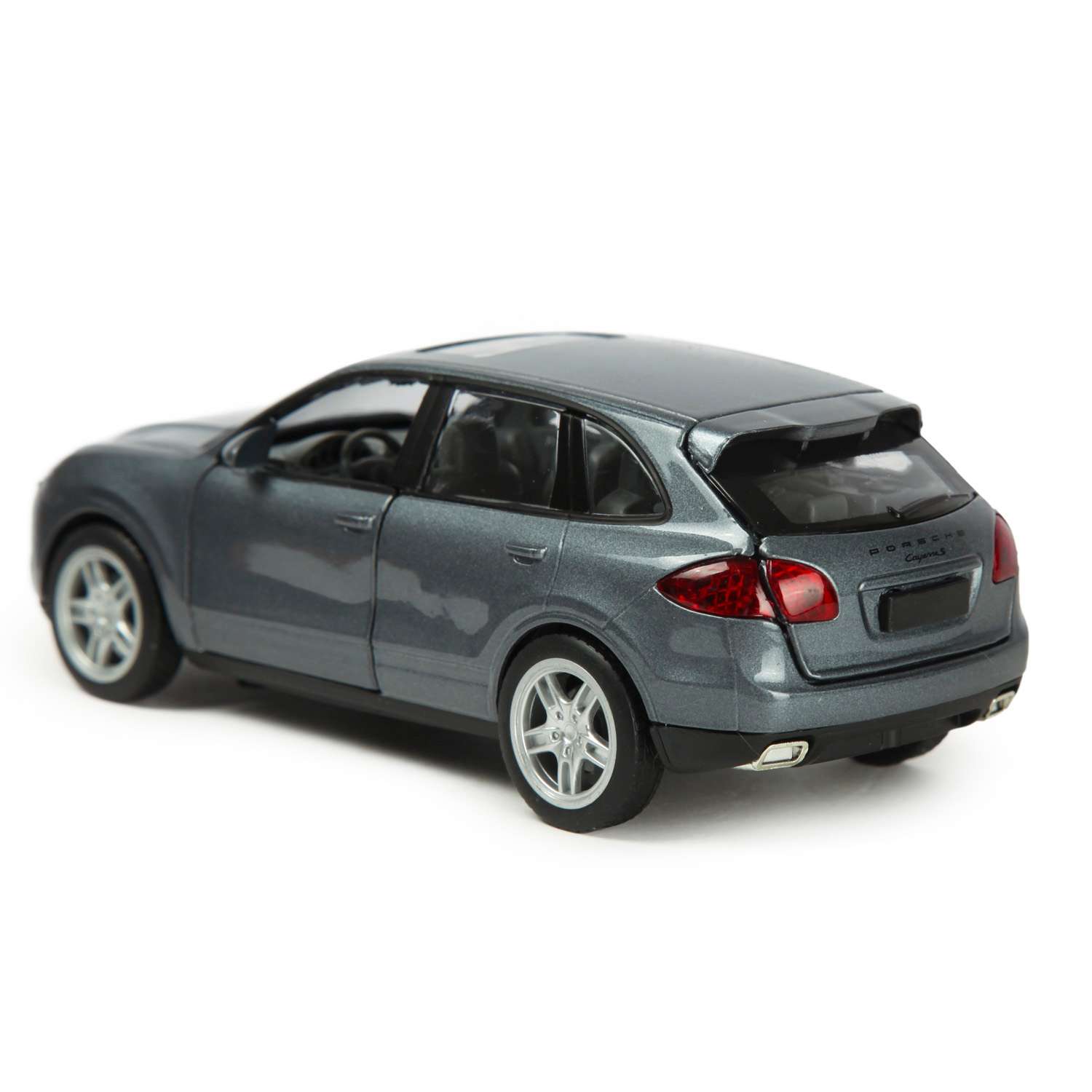 Автомобиль Mobicaro Porsche Porsche Cayenne 1:32 серый 68324 - фото 2