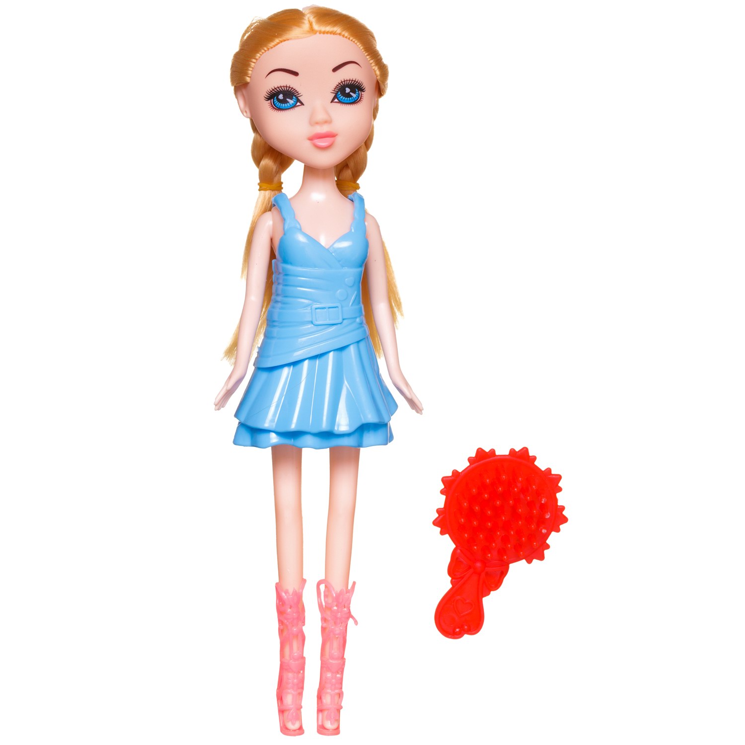 Кукла модельная Abtoys Brilliance Fair высота 18 см PT-01834/голубое - фото 3