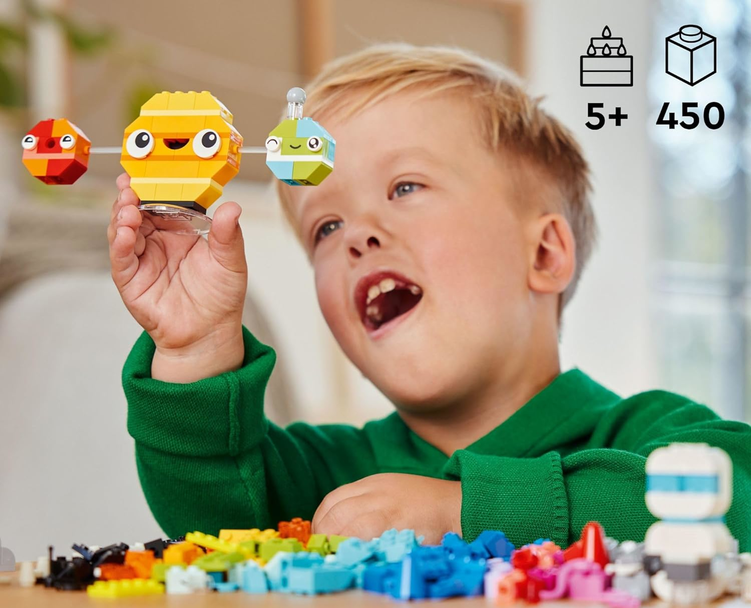 Конструктор LEGO Classic Креативные космические планеты 450 дет. - фото 10
